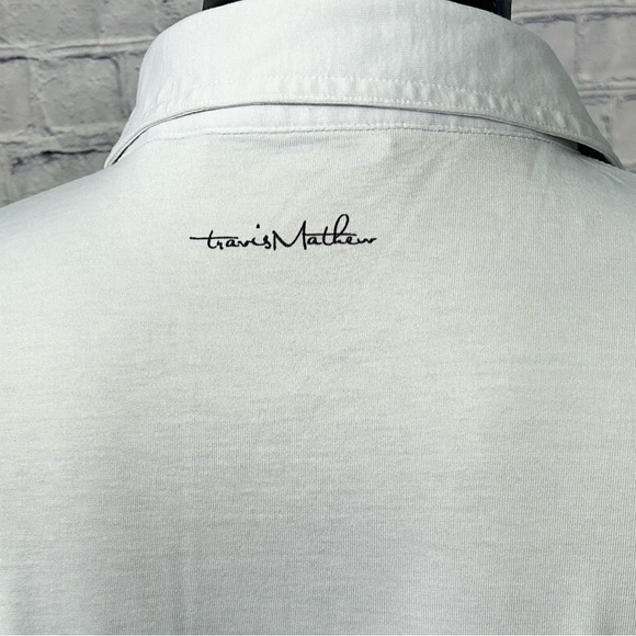 TRAVIS MATHEW mens size XL soft cotton find polo - Picture 4 of 6
